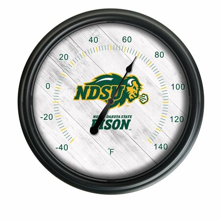 HOLLAND BAR STOOL CO North Dakota State University Indoor/Outdoor LED Thermometer ODThrm14BK-08NDakSt